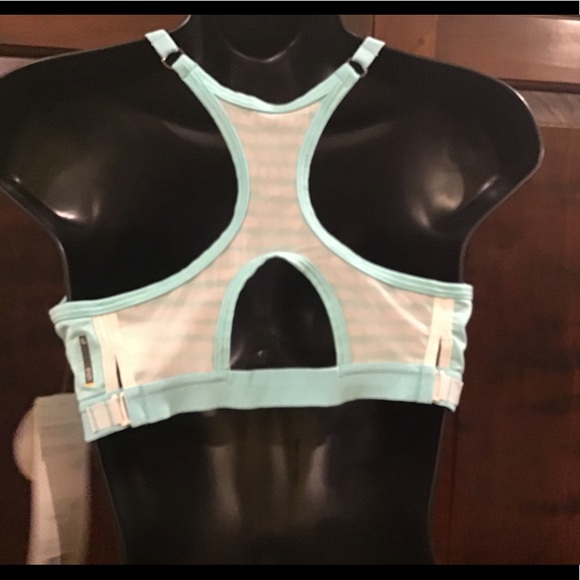 Lole “Alpine bra”, aqua splash heather, NWT, UPF - Picture 4 of 8